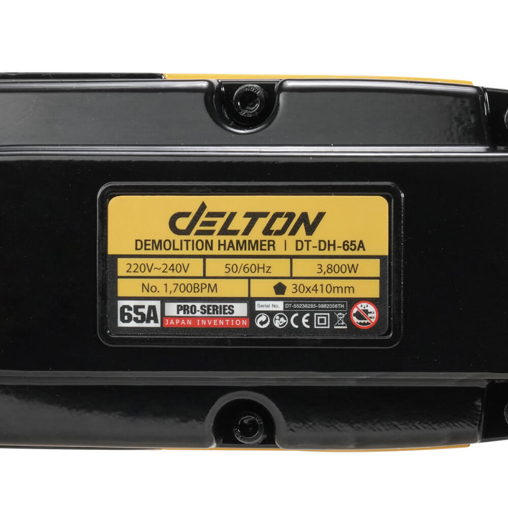 เครื่องสกัดไฟฟ้า DELTON รุ่น DT-DH-65A 3800 วัตต์